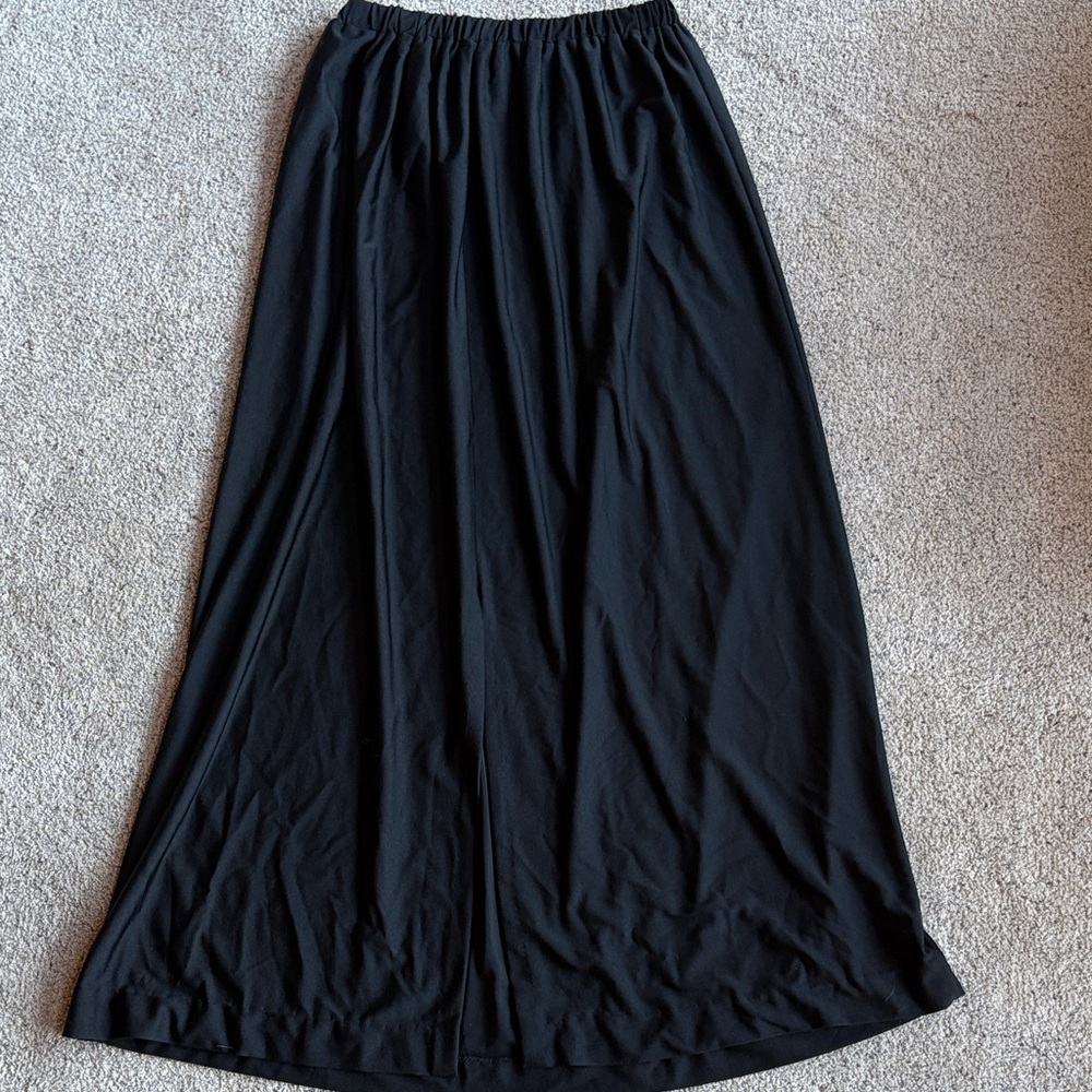 Elegant Black Maxi Skirt